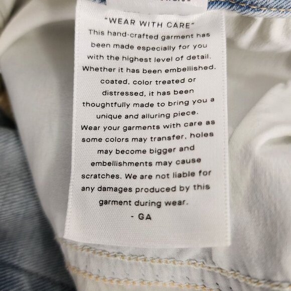 NWT Good American Flare Leg  Jeans sz 26 Light Wash Denim With Flat-Tummy Tech - Picture 14 of 14